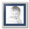 ArtToFrames 17x17" Matted Picture Frame with 13x13" Single Mat Photo Opening Framed in 1.25" White and 2" Mat (FWM-4098-17x17)